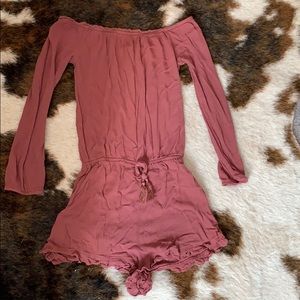 Off the shoulder romper